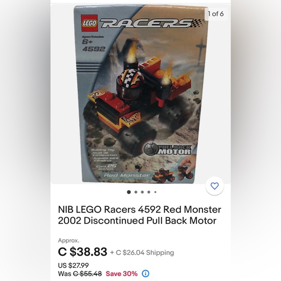 Lego Racers 4592, NEW - Picture 2 of 3